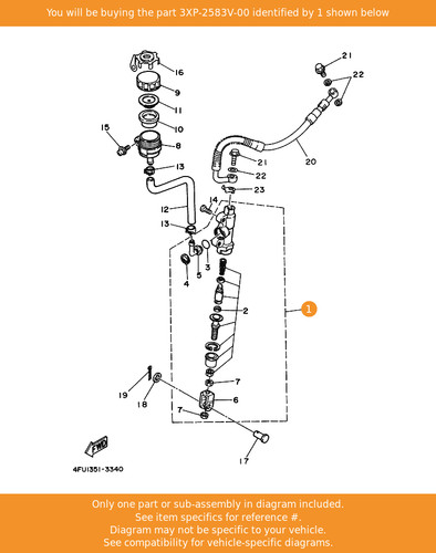 Yamaha master cylinder - yamaha,