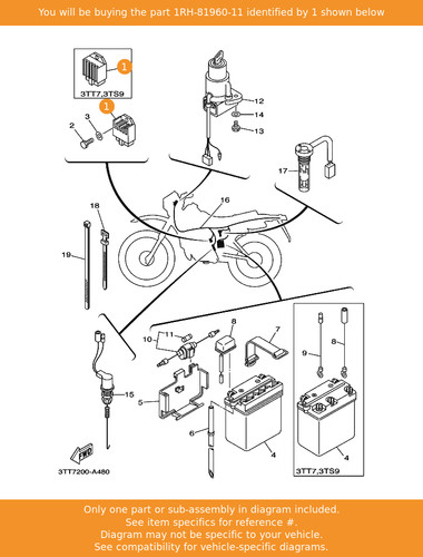 Yamaha rectifier regulator - rectifier, &