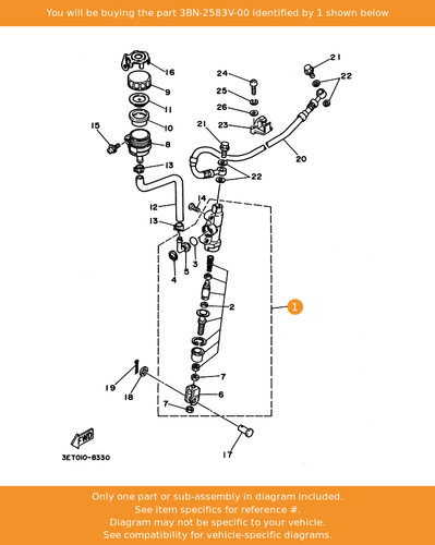 Yamaha master cylinder - yamaha,