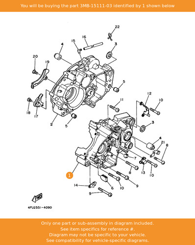 Yamaha crankcase - yamaha,