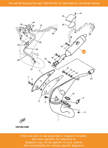 Yamaha silencer assy - yamaha,